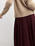Mohair & Wool Blend Textured Cardigan
