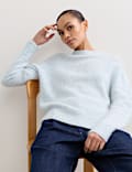 Mohair Blend Crew Neck Jumper