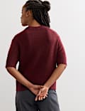 Mohair Blend Textured Jumper