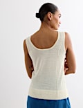 Pure Merino Wool Jacquard Tank Top