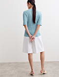 Merino Rich Textured Knitted T-Shirt
