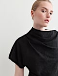 Lyocell Blend Colour Block Maxi Dress