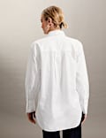 Pure Cotton Oversized Long Sleeve Shirt