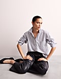 Pure Cotton Double Cuff Relaxed Shirt