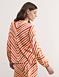 Pure Lyocell Striped Crew Neck Top