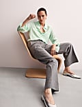 Pure Silk Collared Utility Shirt