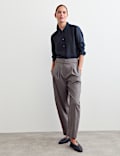 Lyocell Rich Shirt with Silk and Wool