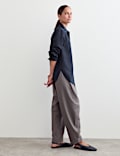 Lyocell Rich Shirt with Silk and Wool