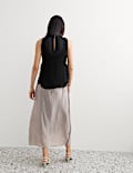 Tabard transparent orn&eacute; avec caraco