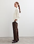 Pure Silk Collared Shirt