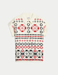 Pure Linen Printed Collared Cap Sleeve Top