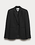 Pure Wool Crepe Blazer