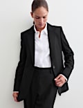 Pure Wool Single Breasted Blazer
