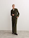 Cotton Rich Italian Moleskin Cropped Jacket
