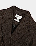 Pure Wool Tailored Herringbone Blazer