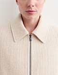 Veste style camionneur en laine italienne