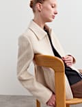 Veste style camionneur en laine italienne