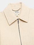 Veste style camionneur en laine italienne