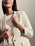 Pure Linen Tailored Blazer