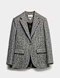Relaxed British Wool Tweed Blazer