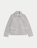 Suede Bomber Jacket