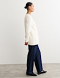 Jacquard Textured Relaxed Jacket