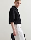Veste style camionneur 100 % coton textur&eacute;