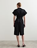 Wrap Jacket with Linen