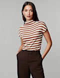Jersey Striped Top