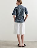 Pure Cotton Striped Polo Top