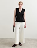 Jersey V-Neck Vest Top