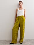 Avocado Jacquard Trouser Co-ord