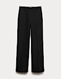 Pantalon droit 100 % laine
