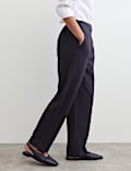 Tapered Trousers with Wool
