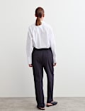 Tapered Trousers with Wool