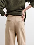 Jersey Wide Leg Trousers
