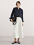 Cotton Rich Wide Leg Culottes