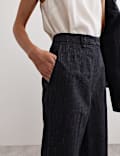 British Wool Rich Straight Leg Trousers