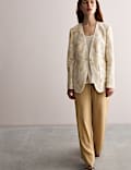 Pure Silk Wide Leg Trousers