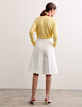 Cotton Rich Pleat Front Tailored Shorts