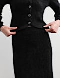 Midaxi Skirt with Cashmere