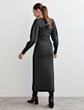 Pure Merino Wool Knitted Column Skirt