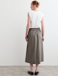 Wool Rich Midi Utility Skirt