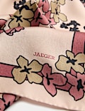 Pure Silk Floral Scarf