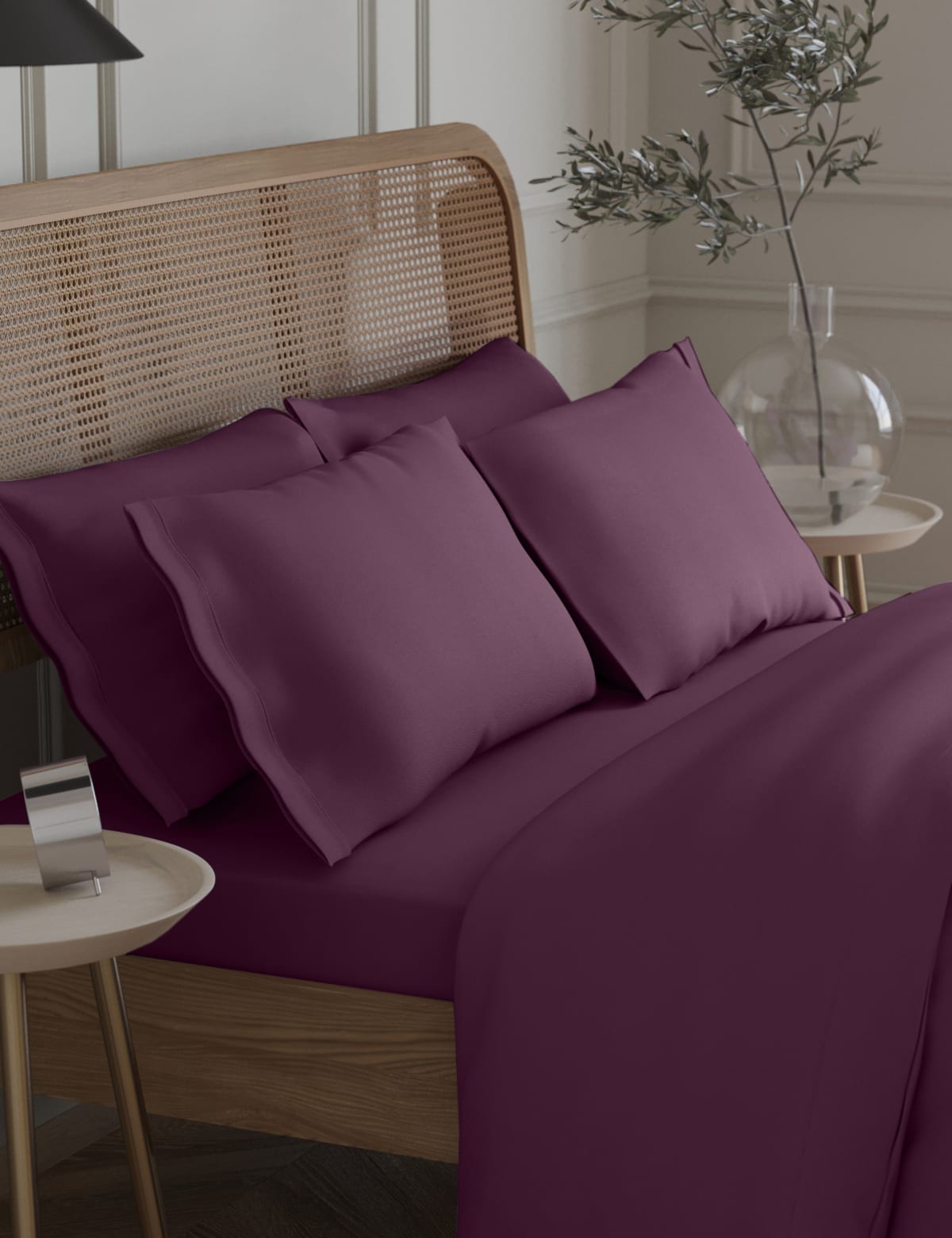 

Marks & Spencer 2pk Egyptian Cotton 230 Thread Count Pillowcases (PURPLE)