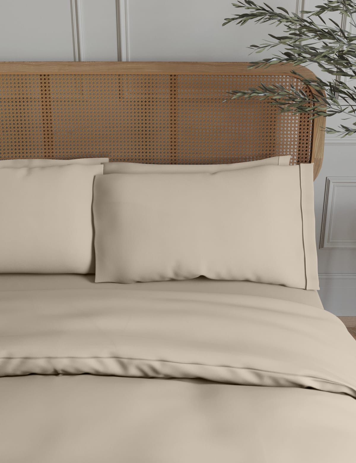 

Marks & Spencer 2pk Egyptian Cotton 230 Thread Count Pillowcases (OATMEAL)