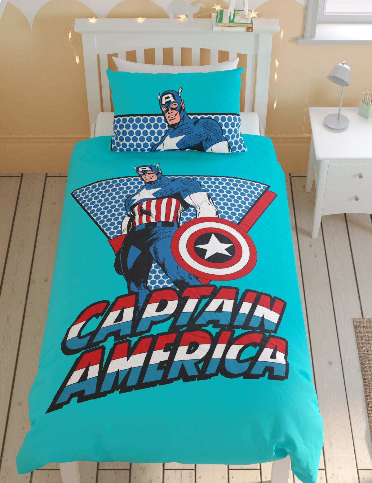 

Marks & Spencer Captain America™ Cotton Blend Bedding Set (BLUE MIX, DBL)