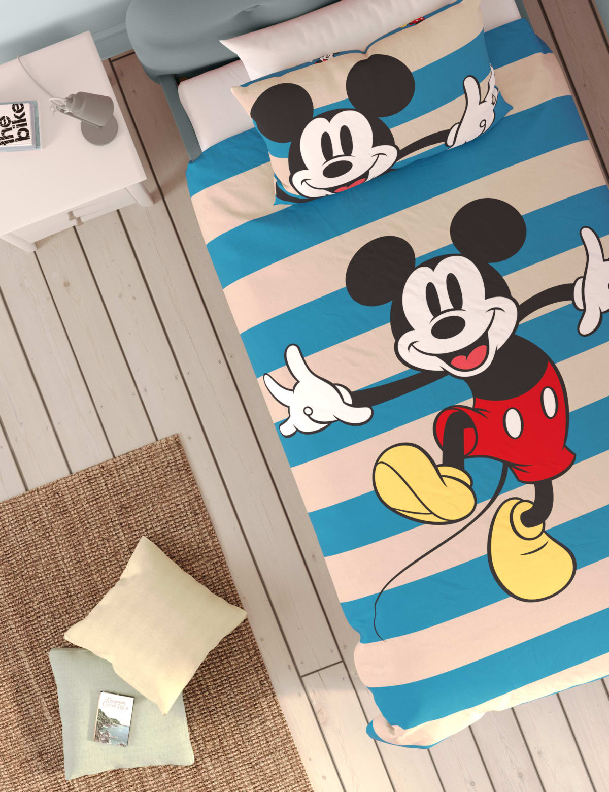 

Marks & Spencer Mickey Mouse™ Cotton Blend Bedding Set (BLUE MIX, SGL)