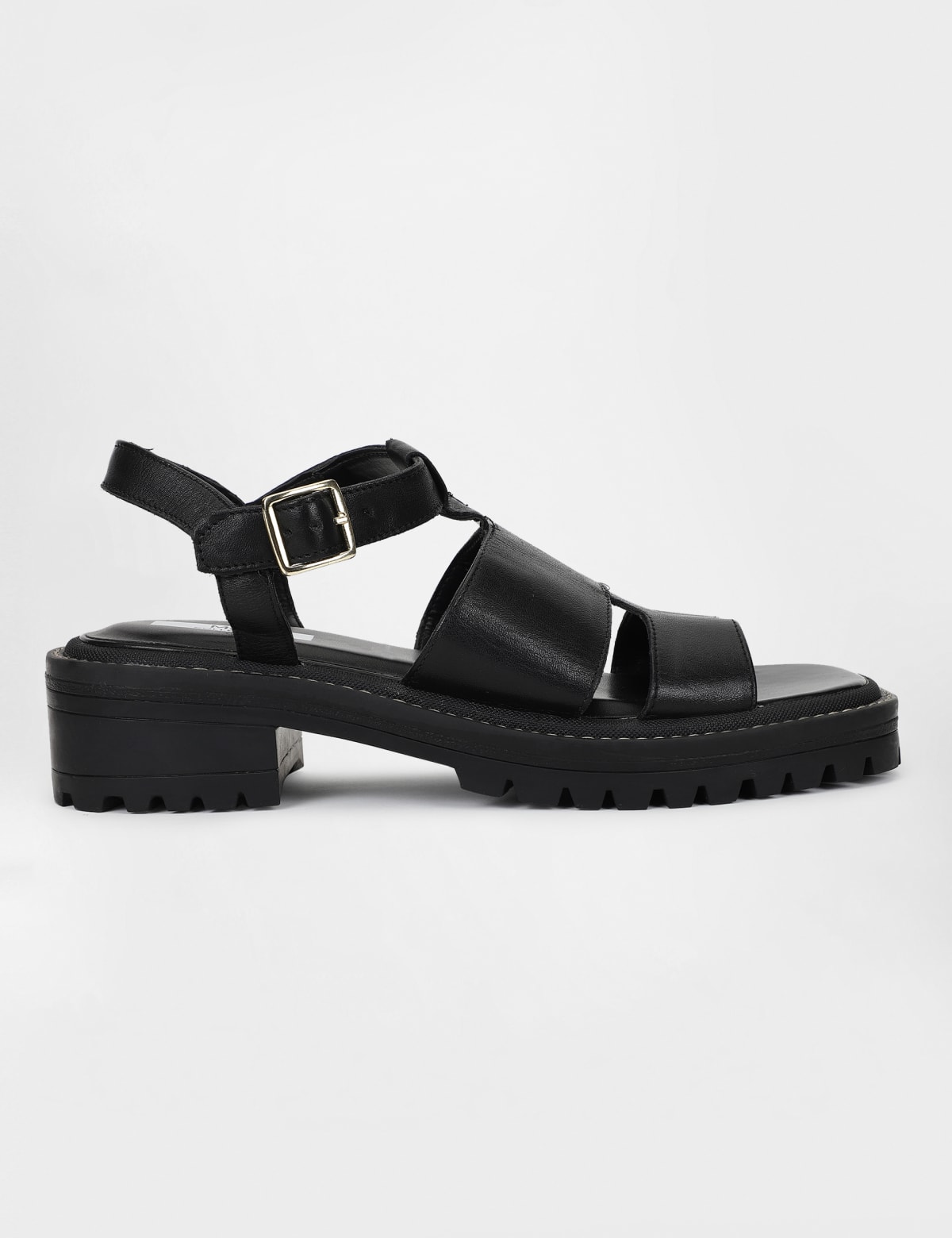 

Marks & Spencer Leather Buckle Closure Sandals (FEMALE, BLACK, 6)