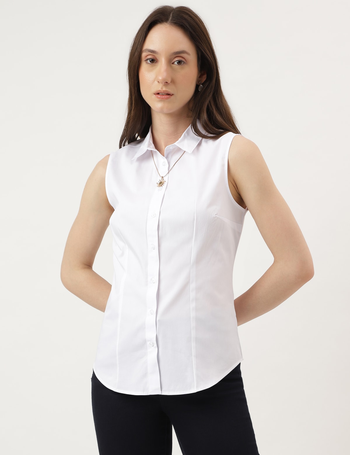 

Marks & Spencer Spread Collar Shirt (FEMALE, WHITE, 12)